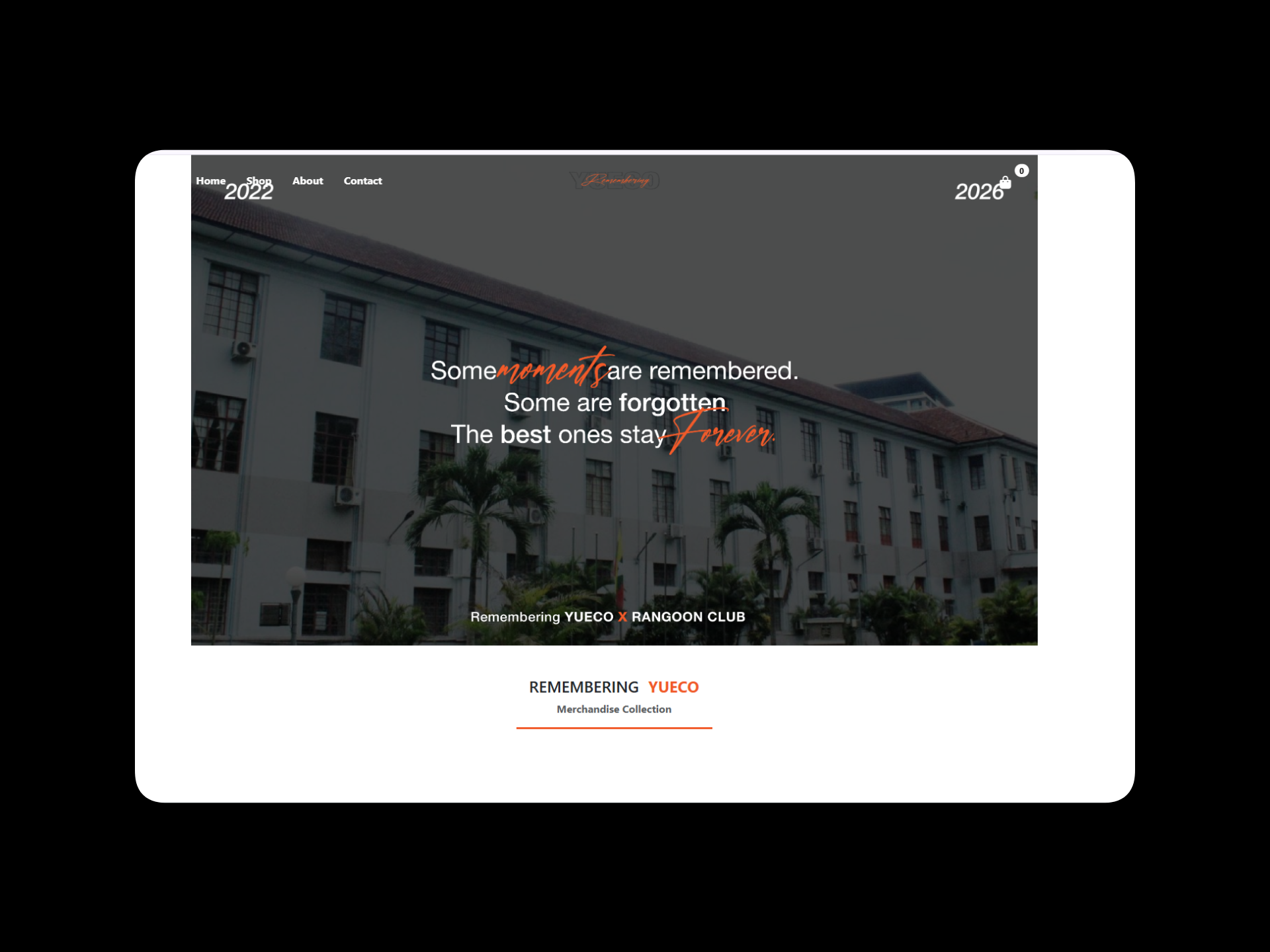 Screenshot of Project Two